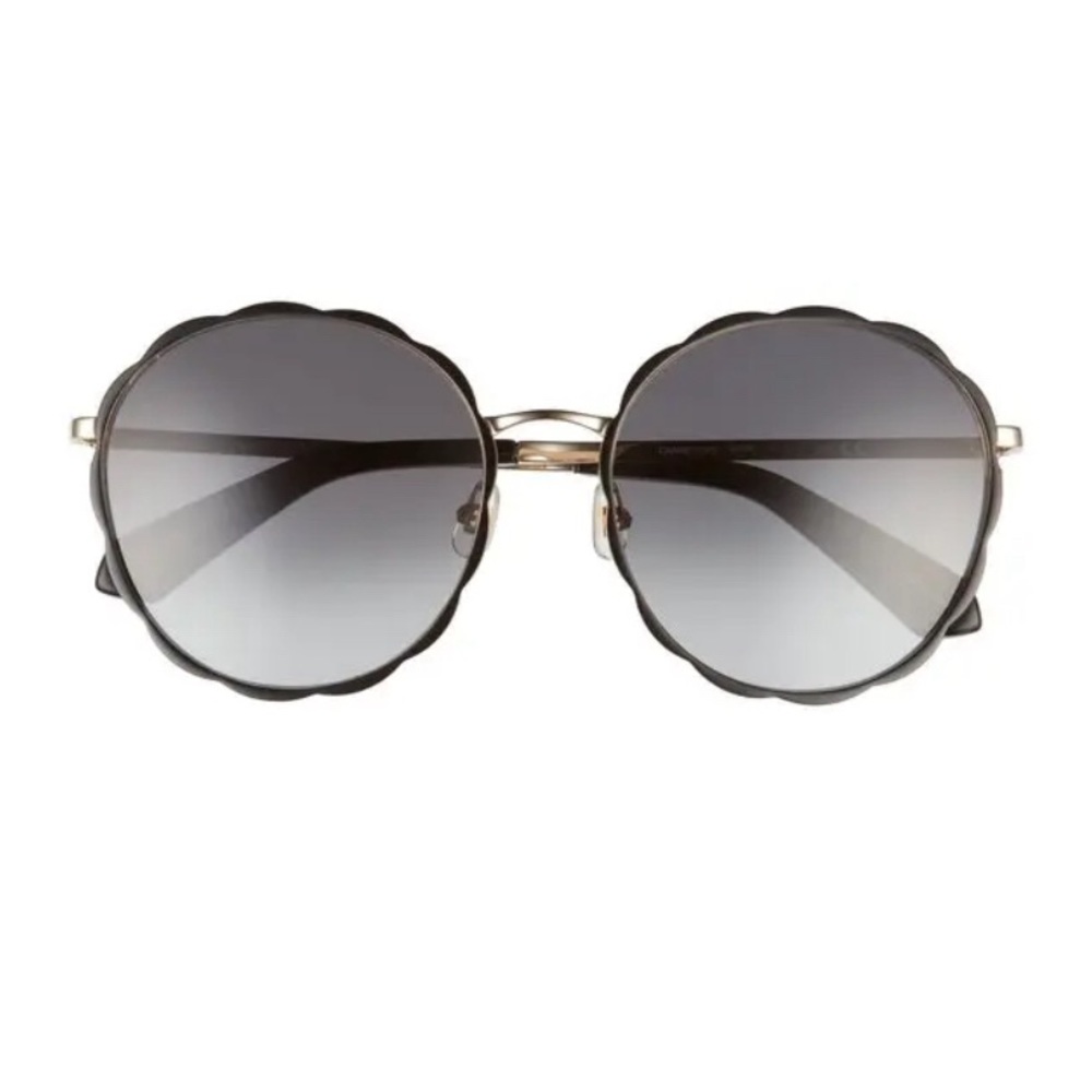 NWOT Kate Spade Cannes Round Sunglasses 57-18-140
